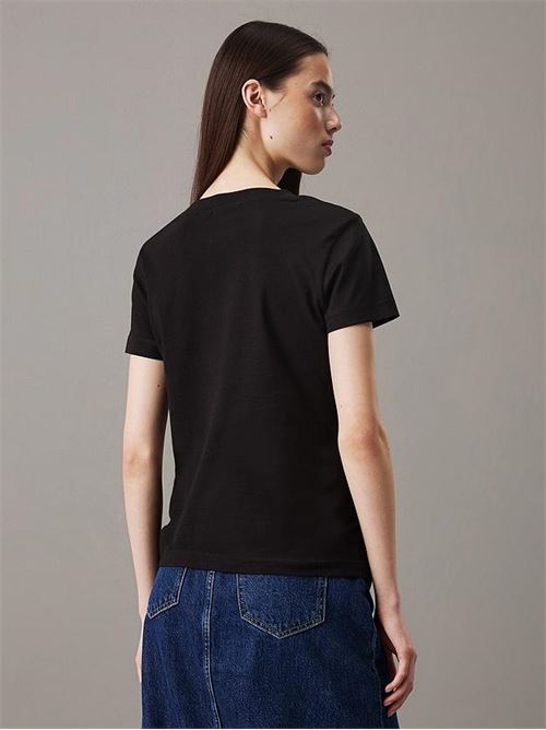 MONOLOGO SLIM TEE CALVIN KLEIN JEANS | J20J223563/BEH